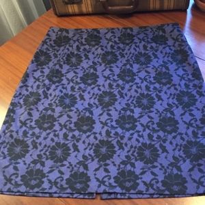 Purple & black Express Stretch Skirt - size 13/14